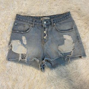 Zara Basic Denim Shorts